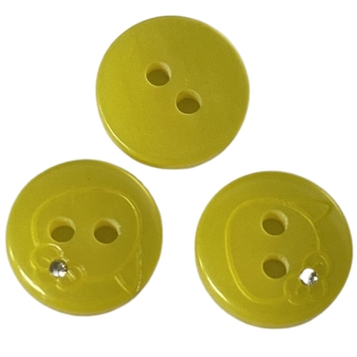 Kemeja Resin Tombol Kristal Imitasi 18L Warna Kuning Diy Untuk Kemeja Jahit