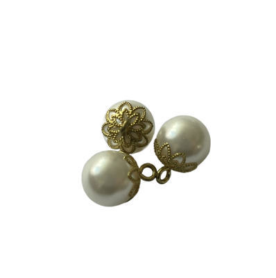 Round Mother Of Pearl Shank Buttons Ukuran ODM Digunakan Untuk Aksesori Jahit DIY