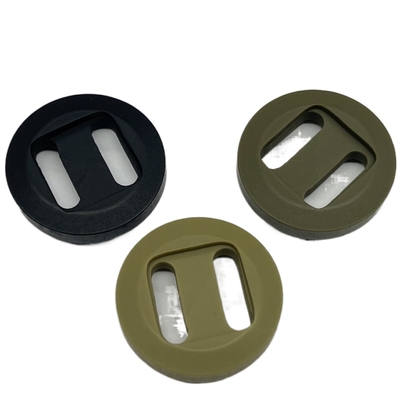 Tombol Slot Resin Dengan 2 Lubang Tiga Warna 34L Berlaku Untuk Jaket Mantel Pakaian Militer