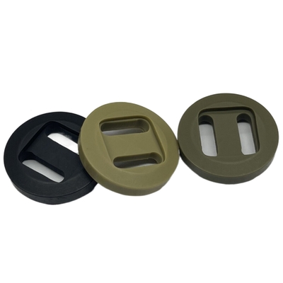 Tombol Slot Resin Dengan 2 Lubang Tiga Warna 34L Berlaku Untuk Jaket Mantel Pakaian Militer