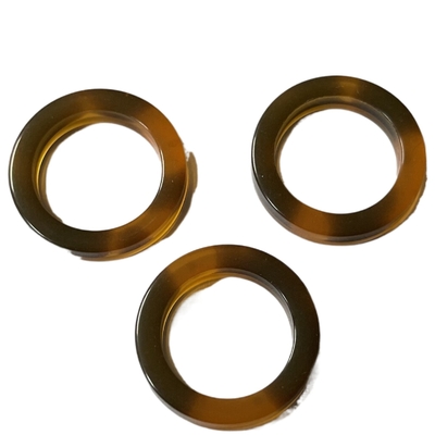 1 Lubang Tombol Plastik Mewah Tombol Lingkaran Resin 18mm Digunakan Untuk Alat Ikan Jahit Bahan DIY