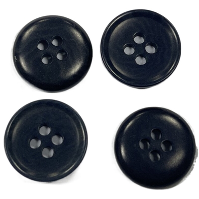 Kancing Bahan Alami Jahit Mantel 32L / Kancing Corozo Hitam