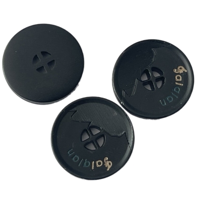 Fancy Chalk Plastic Shirt Buttons 4 Lubang Segitiga Untuk Pakaian Jahit Kemeja