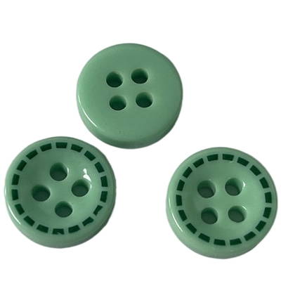 Silk Print Diy Resin Buttons 4 Lubang 16L Untuk Menjahit Kemeja Blus